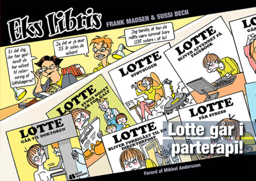 Eks Libris 4 Lotte går til parterapi af Frank Madsen og Sussi Bech - tegneserier