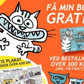Gratis Mis med de store kugler bog + fri fragt + Donald Trump plakat i A2