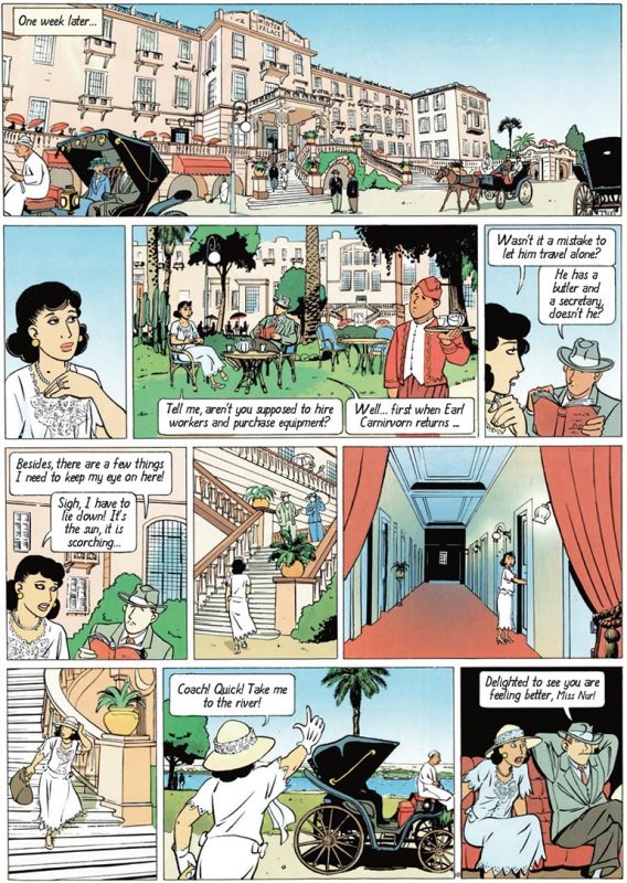 aida-nur-egypt-tutankhamun-tomb-sussi-bech-comics-bande-dessinee