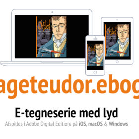 digital tegneserie e-tegneserie med lyd tale og replikker H C Ørsted