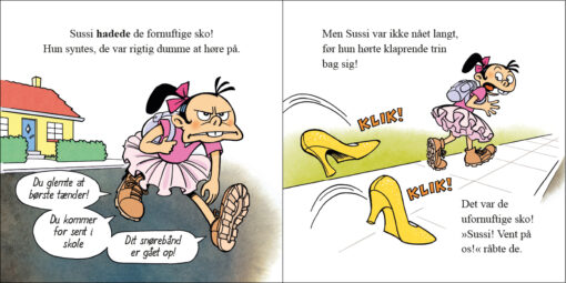 Billedbog for børn Sussi og de ufornuftige sko