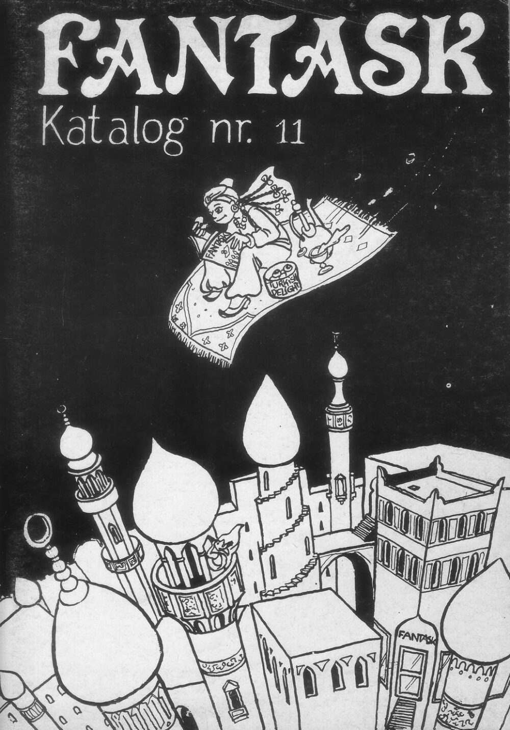 Fantask katalog 11 fra 1982 illustreret af Sussi Bech