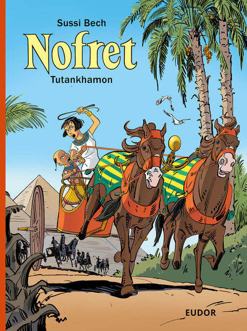 tegneserier tegneserie | "Tutankhamon" er titlen på det 13. og sidste bind i Sussi Bechs tegneserie om Nofret