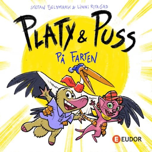 Platy & Puss billedbog - Linni Rita Gad og Stefan Fjeldmark - næbdyr, vilde dyr, katte