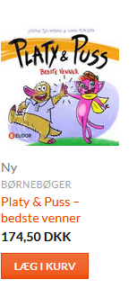 Platy & Puss billedbog - Linni Rita Gad og Stefan Fjeldmark - næbdyr, vilde dyr, katte