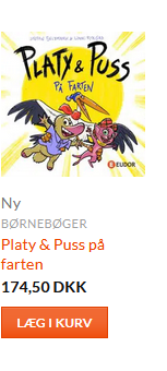 Platy & Puss billedbog - Linni Rita Gad og Stefan Fjeldmark - næbdyr, vilde dyr, katte